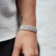 Bracelet en argent snake Kaleen