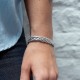 Bracelet en argent Snake Le Bambou