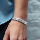 Bracelet en argent Snake Le Bambou