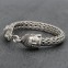 Bracelet en argent snake Bouddha