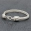 Bracelet en argent Snake Little Bouddha Petite Tête de Bouddha