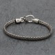 bracelet en argent Snake Le Taj