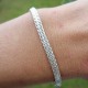 bracelet en argent Snake Le Taj