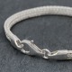 Bracelet en argent Snake New Hélène plat Enfant