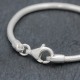 Bracelet en argent snake rond Enfant