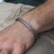 Bracelet en argent snake Hanuman