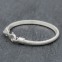 Bracelet en argent Snake New 1/2 Rond 3mm Enfant - Non vieilli