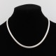 Collier en argent snake 1/2 rond 5mm