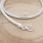 Collier en argent snake 1/2 rond 5mm