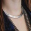 Collier en argent snake plat 9,5mm