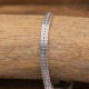 Bracelet en argent snake Mozart