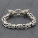 Bracelet en argent snake Grand Loup