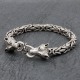 Bracelet en argent snake Petit loup