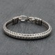 Bracelet en argent snake Leila