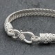 Bracelet en argent snake Leila