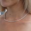 Collier en argent snake rond 3mm