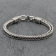 Bracelet en argent snake Scoubidou