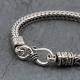 Bracelet en argent snake Scoubidou