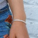 Bracelet en argent snake Scoubidou