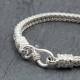 Bracelet en argent snake Scoubidou