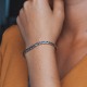 Bracelet en argent snake mini Jodee