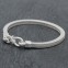 Bracelet en argent snake carré 4mm