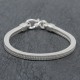 Bracelet en argent snake carré 4mm