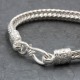 Bracelet en argent Snake Le Lézard