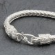 Bracelet en argent Snake Le Cobra