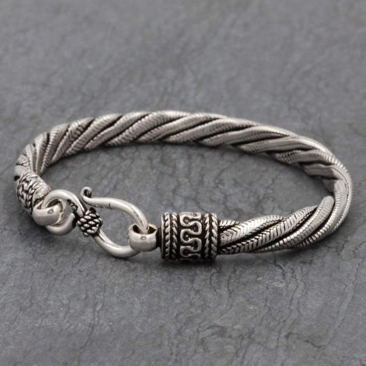 Bracelet Snake en argent Le Sillon