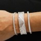 Bracelet en argent Snake L'Indien