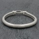 Bracelet en argent Snake 1/2 Rond 6mm