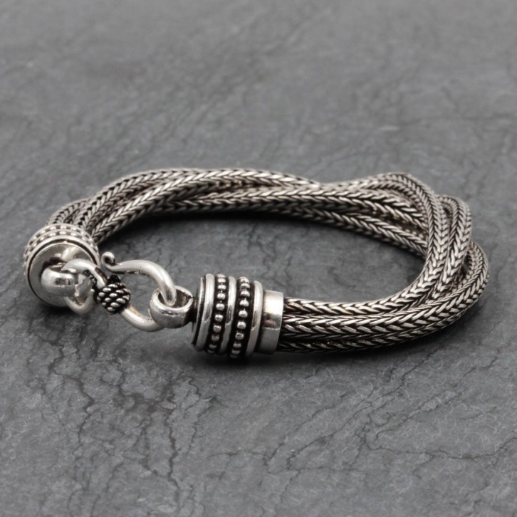 Bracelet en argent Snake Le Kala