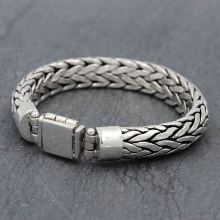 Bracelet en argent Snake Le Ben-Hur