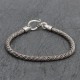 Bracelet en argent snake La spirale