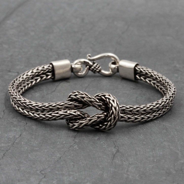 Bracelet en argent Snake L'infinity