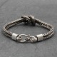 Bracelet en argent Snake L'infinity