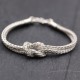 Bracelet en argent Snake L'infinity