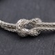 Bracelet en argent Snake L'infinity