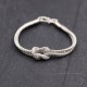 Bracelet en argent Snake L'infinity