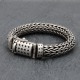 Bracelet en argent Snake Le Damier