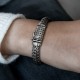 Bracelet en argent Snake Le Damier