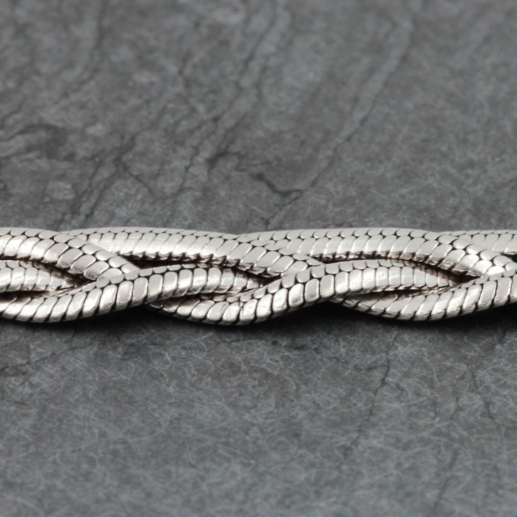 Bracelet en argent Snake Le Durgâ