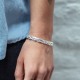 Bracelet en argent Snake Le Durgâ