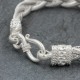 Bracelet en argent Snake Le Durgâ