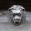 Bague en argent grand lion