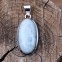Pendentif en argent et pierre larimar