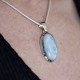 Pendentif en argent et pierre larimar