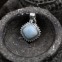 Pendentif en argent et pierre larimar