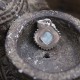 Pendentif en argent et pierre larimar